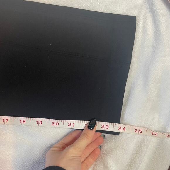 SPANX Small Black Seam Stretchy Pants Ankle Straight Leg - Picture 5 of 6